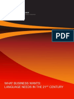 What Business Wants Report