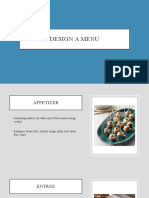 Design A Menu Assignment