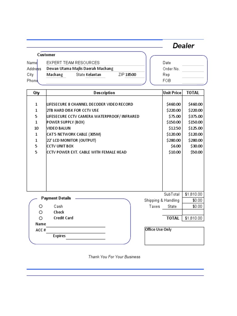 CCTV Quotation | PDF