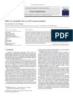 Effect of A Propeller Duct On AUV Maneuverability