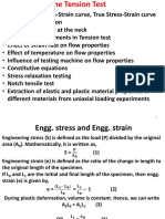 Engineering Stress-Strain and True Stress-Strain Analysis in Uniaxial Tension Testing