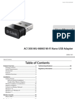 User Manual: AC1300 MU-MIMO Wi-Fi Nano USB Adapter