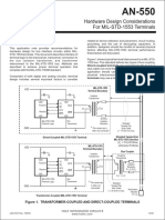 Hardware Design Considerations For MIL-STD-1553 Terminals: August 2008