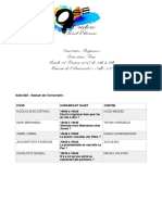 Concours Eloquence: Deuxième Tour Mardi 14 Février 2017 de 14h À 16h Maison de L'université - Salle 003