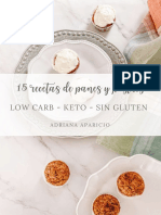 15 Recetas de Panes y Postres Low Carb y Sin Gluten Adriana Aparicio