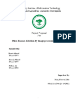 Proposal for Final Year Project Olive Disease Detection