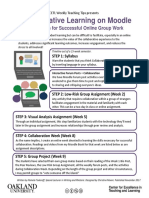 Collaborative Learning On Moodle: Strategies For Successful Online Group Work