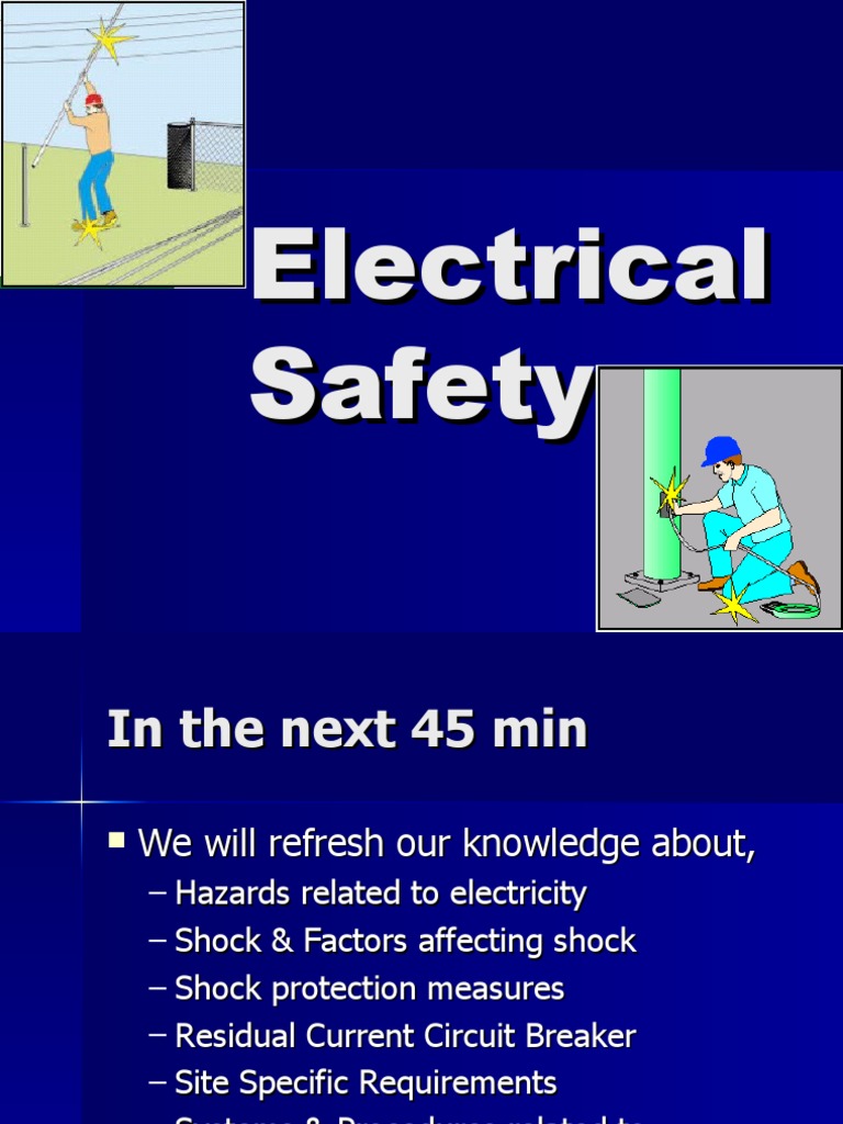 Electrical Safety and Shock Prevention Guide | PDF | Fuse (Electrical ...