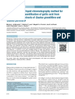 Gallic Acid With HPLC