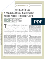 Regional Interdependence: A Musculoskeletal Examination Model Whose Time Has Come