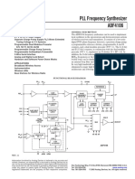 ADF4106 PLL Frequency Synthesizer: DD DD P SET
