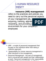 What Is Human Resource Management?