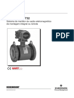 Rosemount 8732 Sistema de Medidor de Vaz o Eletromagn Tico de Montagem Integral Ou Remota PT 89028