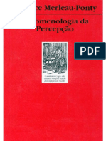 Merleau Ponty Maurice Fenomenologia Da Percepção 1999