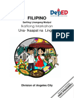 Filipino Grade 10 Week 1-4