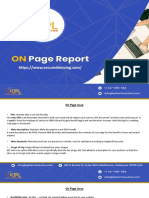 On Page Report (Securedmoving)