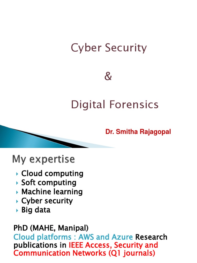 Session 1 Cyber Security - Oct 23 2021 | PDF | Computer Security | Security
