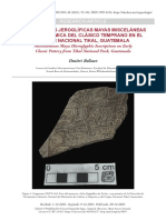 Inscripciones Jeroglíficas Mayas Misceláneas Sobre Cerámica Del Clásico Temprano en El Parque Nacional Tikal, Guatemala