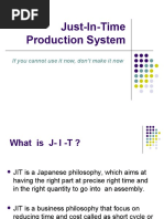 Just in Time Production System