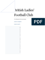British Ladies' Football Club: Jump To Navigation Jump To Search