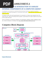 ASSIGNMENT-1 Computer Peripherals