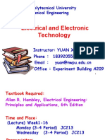Electrical and Electronic Technology: Northwestern Polytecnical University School of Mechanical Engineering