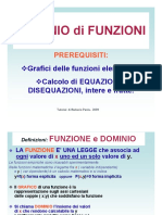 Funzioni Dominio