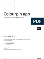 Colourpin App: User Guide For App Version 8.4.35 and Later