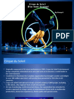 Cirque Du Soleil (Blue Ocean Strategy) : - by Group 6
