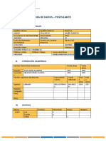 Ficha de Datos Postulante M&M