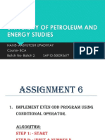 University of Petroleum And: Energy Studies