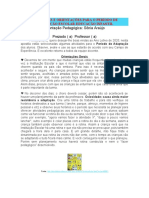 Atividades de adaptação para educação infantil