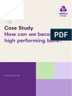 Case Study: How Can We Become A High Performing Bank?