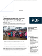 Adivasis and The Indian State: Karnataka's Koraga Tribe Battles Centuries-Old Discriminatory Practice o Cial Inaction Adds To Woes