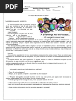 Atividades de Estudo Orientado 8º Ano | PDF | Tempo | Matéria