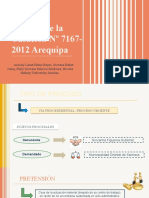 Diapositivas Casación N°7167 - 2012 Arequipa