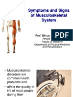 Symptoms and Signs of Musculoskeletal Disorders