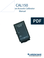 Precision Acoustic Calibrator Manual