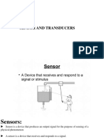 CH 2MECHATRONICS Sensor and Transducers