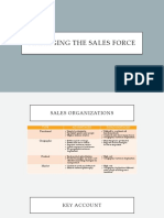 MANAGING SALES FORCE SIZE AND RECRUITMENT