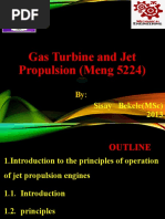 Gas Turbine and Jet Propulsion (Meng 5224) : Sisay Bekele (MSC) 2013