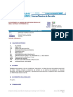 Ejecución de Las Labores de Puesta en Servicio de Redes Matrices Por Primera Vez