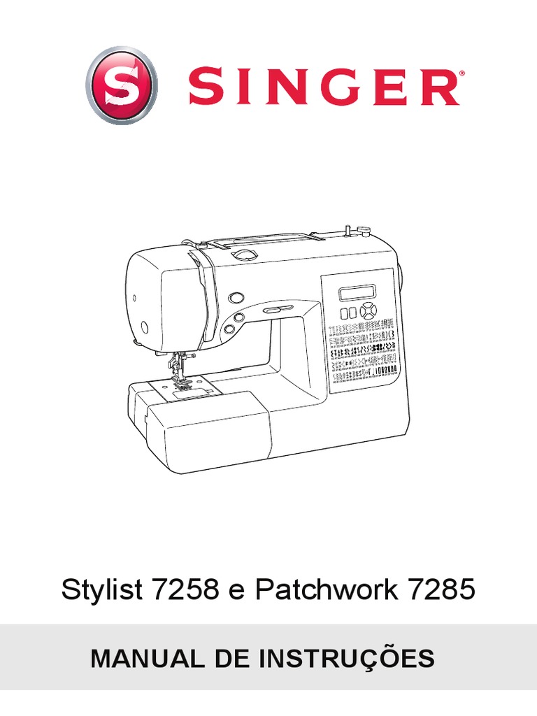 Manual Singer Stylist 7258 Patchwork 7285 PDF Máquina de costura