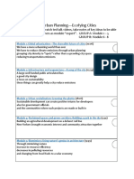 Urban Planing - Ecofying Cites Activity-1