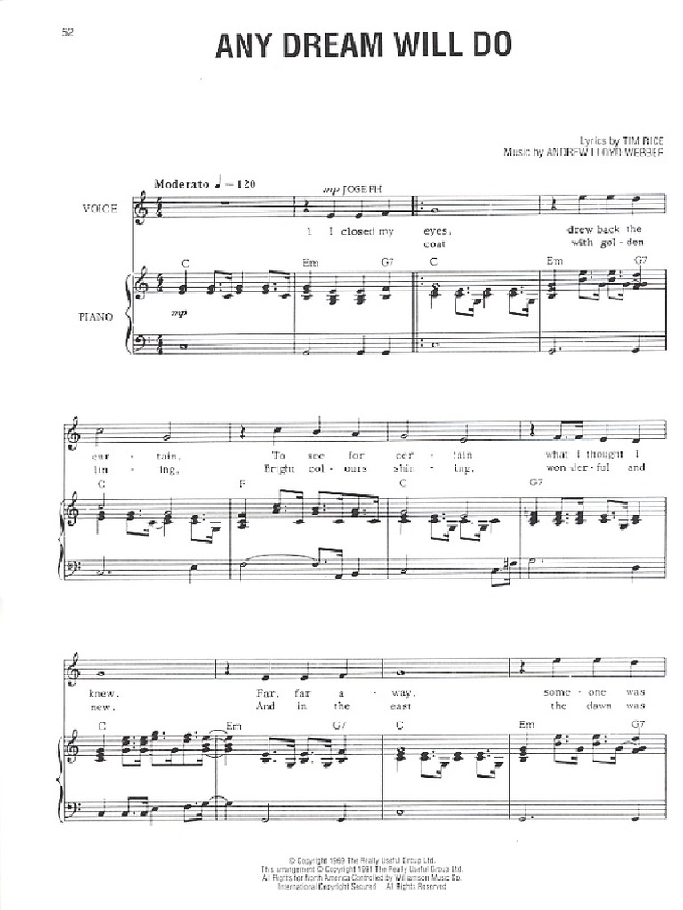 Any Dream Will Do | PDF