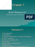 Introduction, Scope and Trends in Retail Management