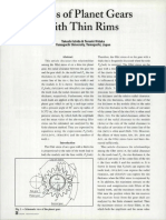 With Thin Rims: Stress of Planet 'Gears