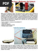 5 Maneiras de Usar o Multímetro Na Guitarra