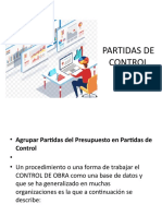 PARTIDAS DE CONTROL