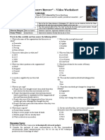 Minority Report Worksheet